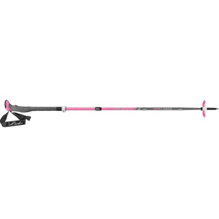 Skitour Snösko stavar Leki Tour Stick Vario Carbon Lady, 100-120cm